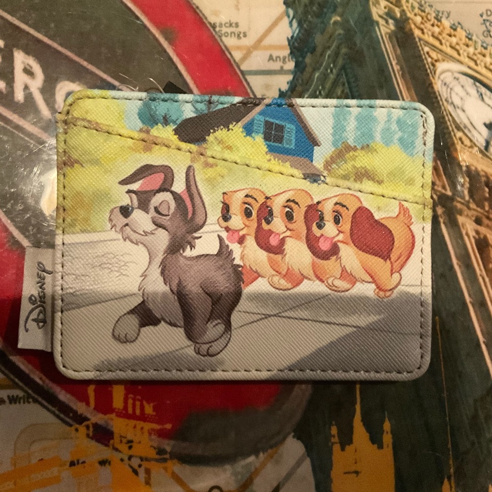 Disney lady and the tramp card holder